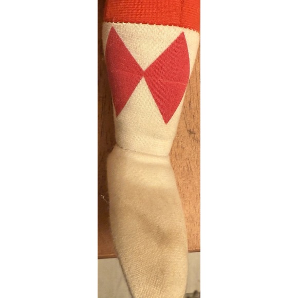 VTG 1994 Mighty Morphin Power Rangers Red Plush 19" MOVABLE ARMS Ranger - Picture 6 of 8